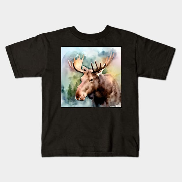 Moose. Kids T-Shirt by Canadaman99